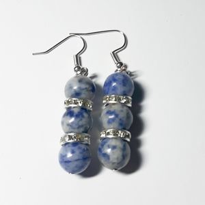 BLUE JASPER EARRINGS